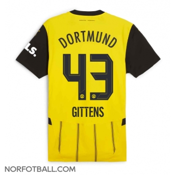 Billige Fotballdrakt Borussia Dortmund Jamie Bynoe-Gittens #43 Replika Hjemmedrakt 2024-25 Kortermet